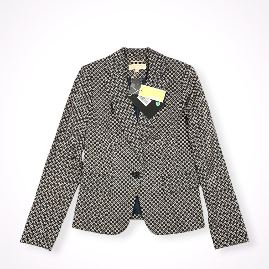 MICHAEL MICHAEL KORS / 総柄テーラードジャケット 未使用品 SIZE:4