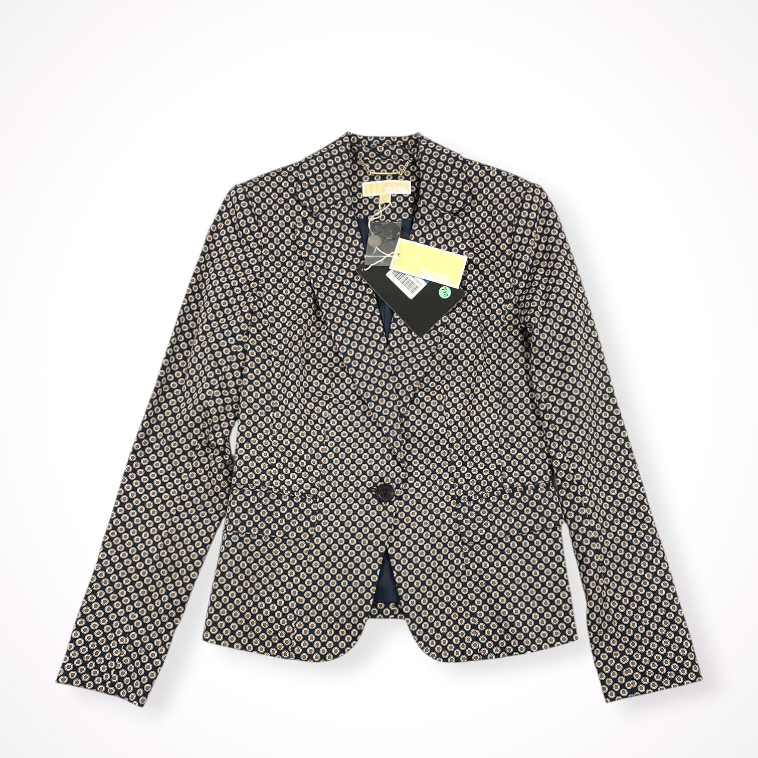 MICHAEL MICHAEL KORS / 総柄テーラードジャケット 未使用品 SIZE:4