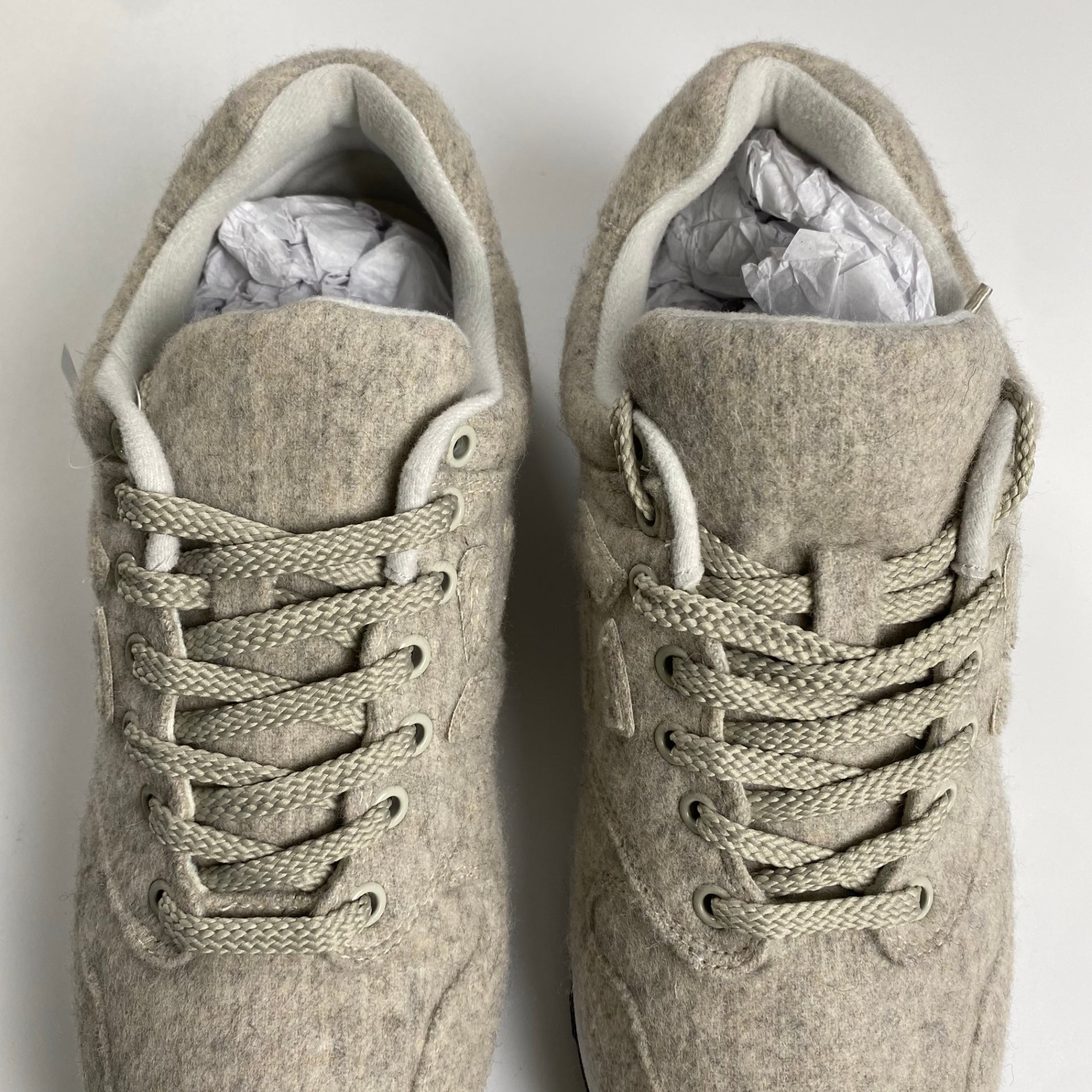 【未使用】 SANGACIO サンガッチョ / Tweed Greige ツイード スニーカー グレージュ 参考定価：22,500+tax SIZE:27cm