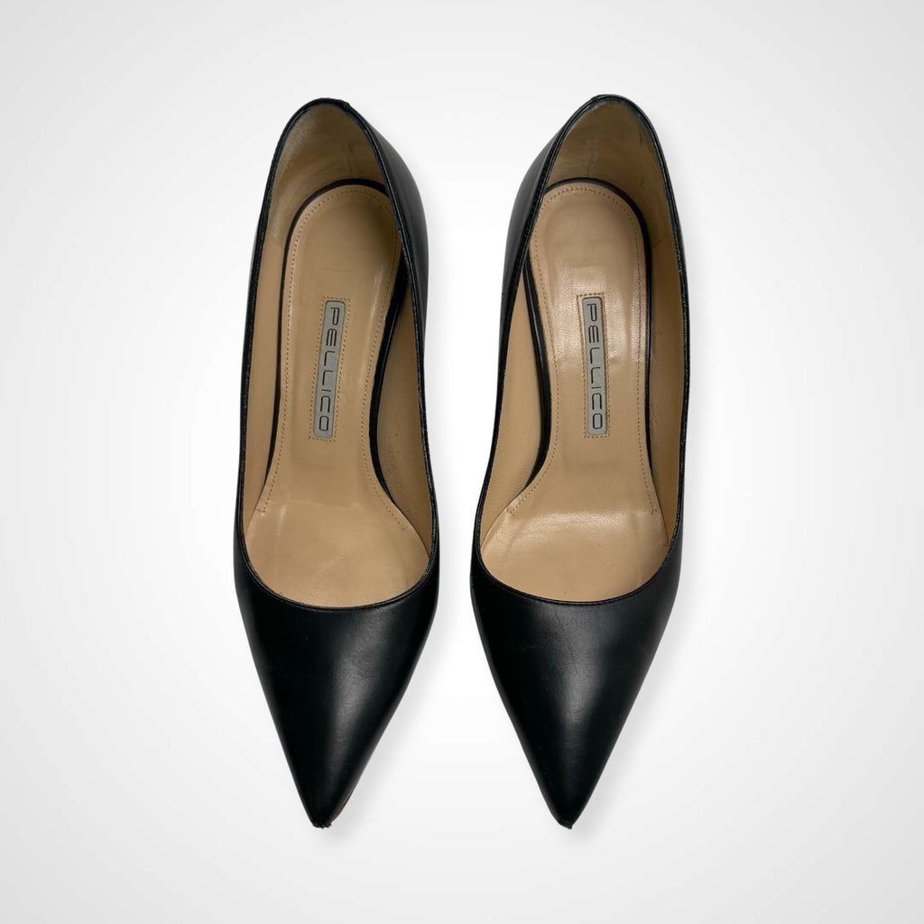 PELLICO ペリーコ / レザーパンプス ブラック 参考定価：40,000程度 SIZE:36(23cm程度)
