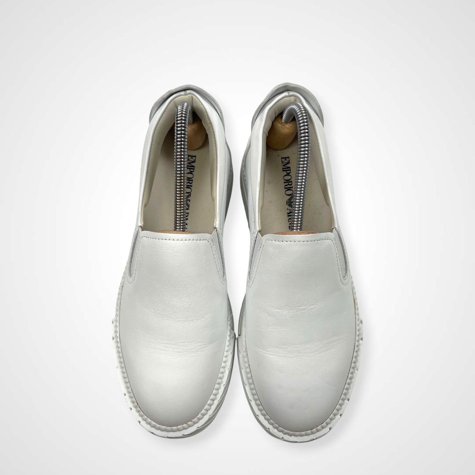 EMPORIO ARMANI エンポリオ アルマーニ / スリッポンスニーカー 試着程度 参考定価：40,000程度 SIZE:US6