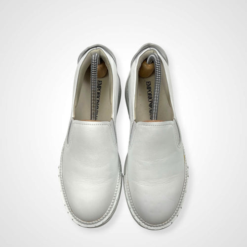 EMPORIO ARMANI エンポリオ アルマーニ / スリッポンスニーカー 試着程度 参考定価：40,000程度 SIZE:US6