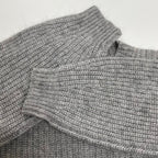 PESERICO ペゼリコ / シルクカシミヤMIXニット グレー 参考定価：100,000程度 SIZE:38