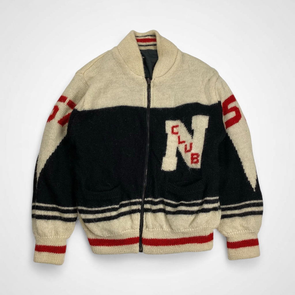 NICOLE CLUB ニコルクラブ / リバーシブルスタジャン DCブランド 8-90s SIZE：M程度