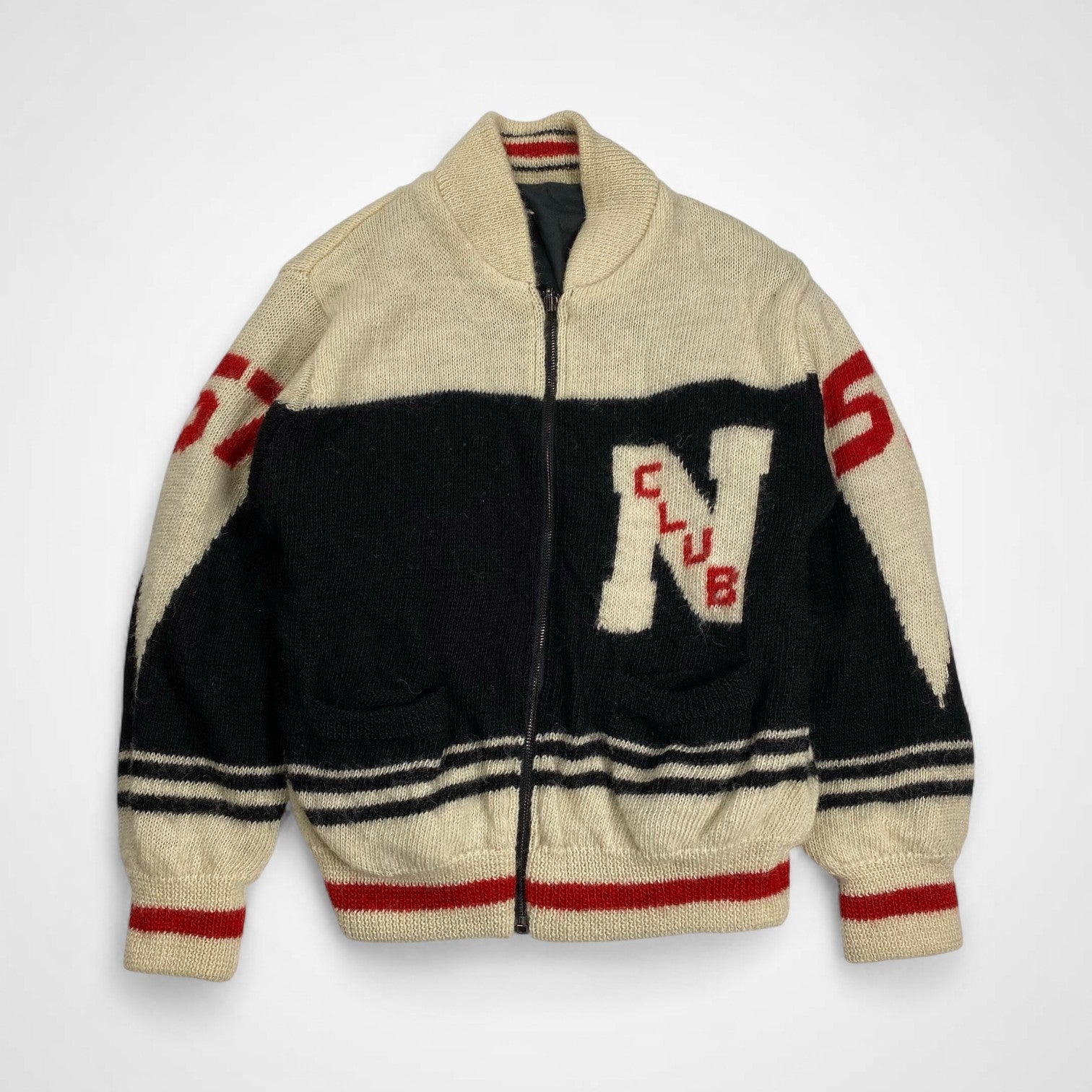 NICOLE CLUB ニコルクラブ / リバーシブルスタジャン DCブランド 8-90s SIZE：M程度