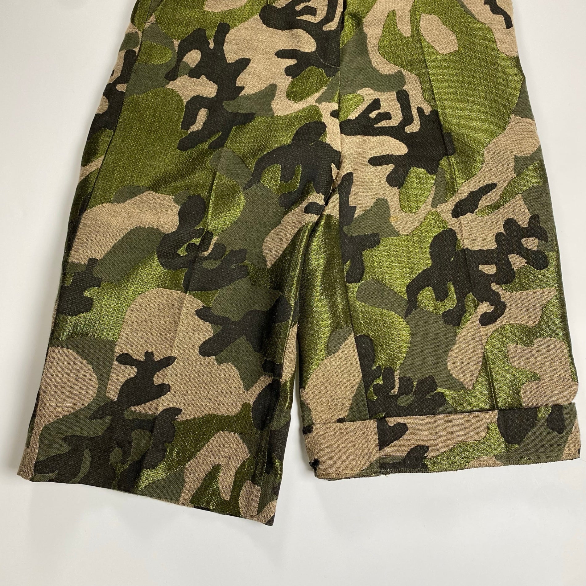 TOM REBL トム レベル / クロップド 迷彩 パンツ 七分丈 参考定価：60,000程度 SIZE：40