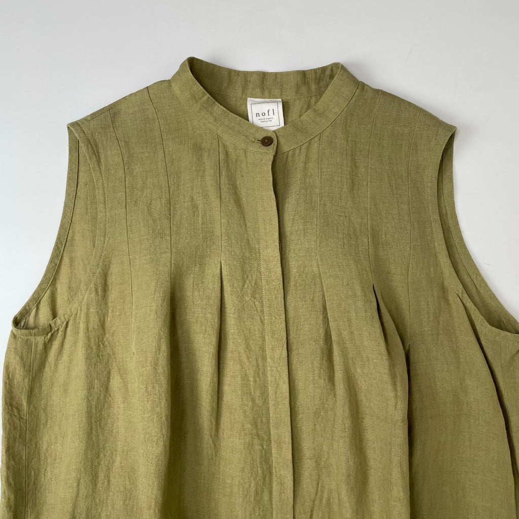 nofl / ノースリーブシャツワンピース 参考定価：20,000程度 SIZE:M-L