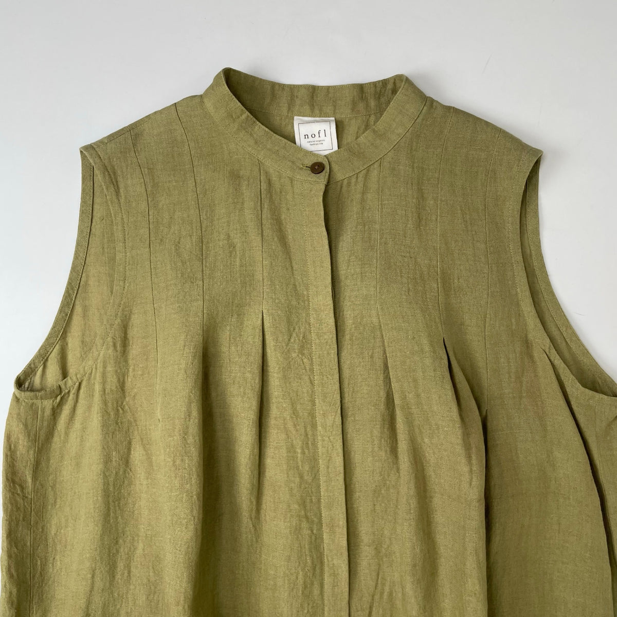nofl / ノースリーブシャツワンピース 参考定価：20,000程度 SIZE:M-L