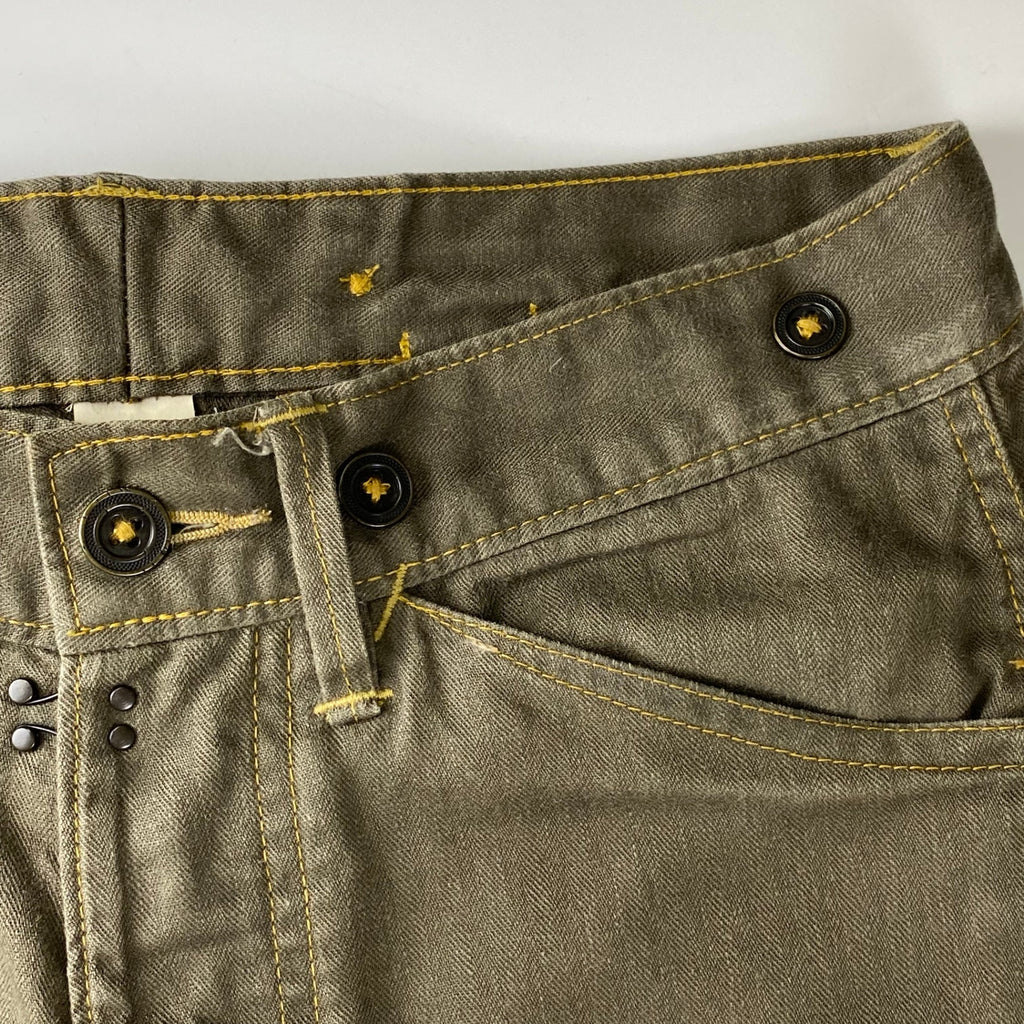 RRL ダブルアールエル / オフィサーリネンコットンヘリンボーンパンツ 23SS 参考定価：52,000+tax SIZE:28×30