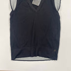 GIORGIO ARMANI ジョルジオ アルマーニ / シルクカシミヤノースリーブニット タグ付 参考定価：150,000程度 SIZE:42