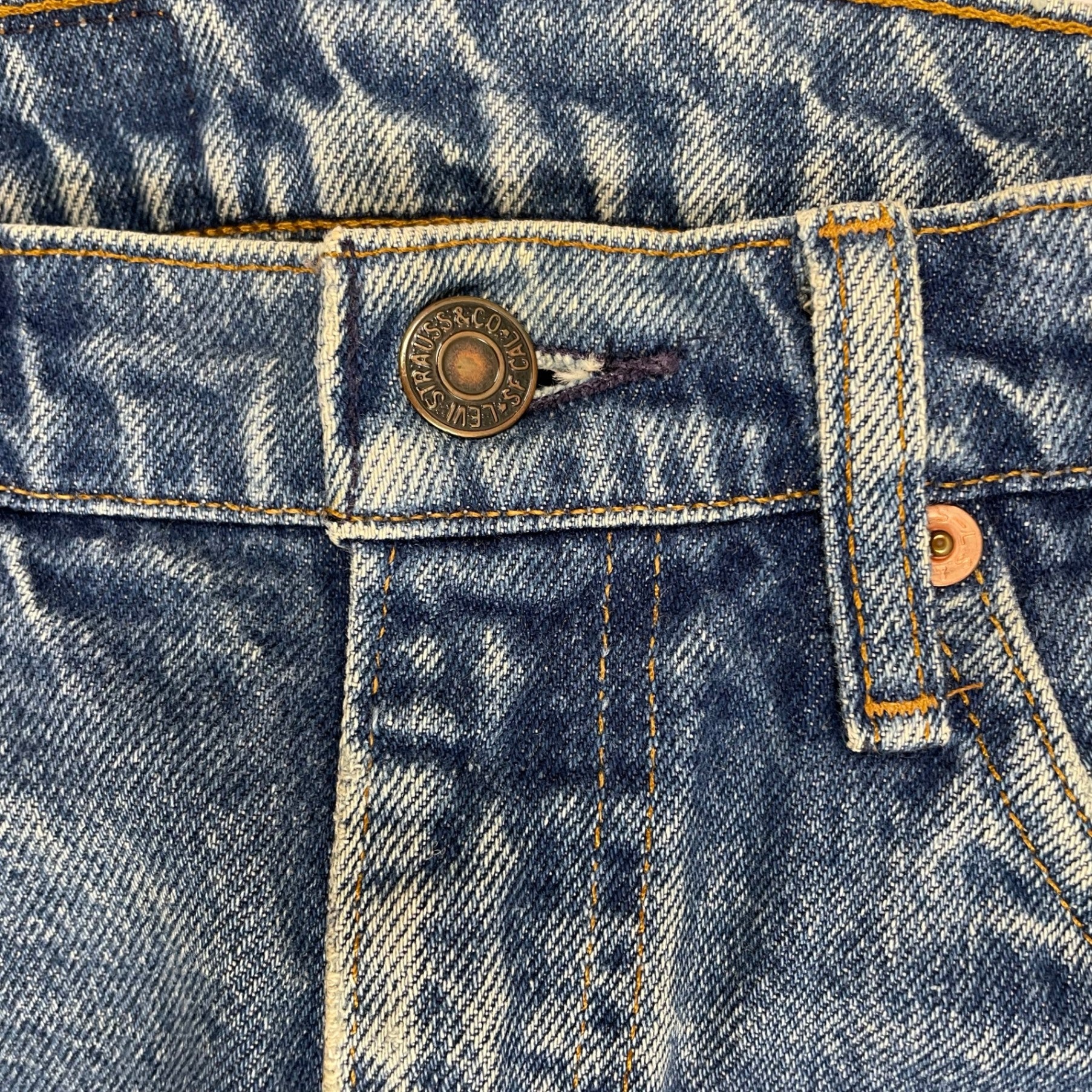 Levi's リーバイス / USA製505 ヴィンテージデニムパンツ オレンジタブ 縦落ち 8-90s SIZE：W29 L30