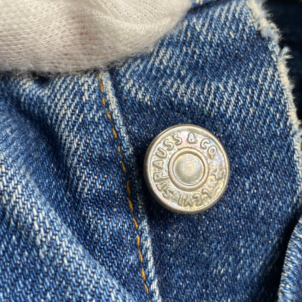 60s Levi's リーバイス / 501 BIG E カットオフ ハーフパンツ イエローステッチ 赤耳 SIZE：W79