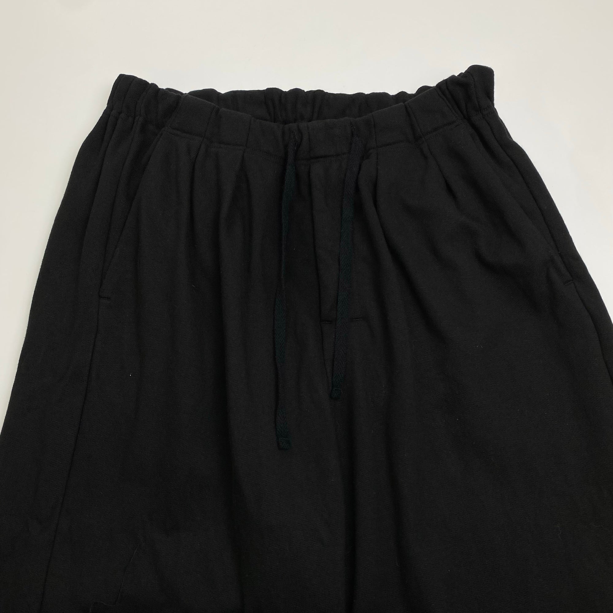 ANCELLM アンセルム / TUCK SWEAT PANTS スウェットパンツ 25AW ブラック SIZE：1