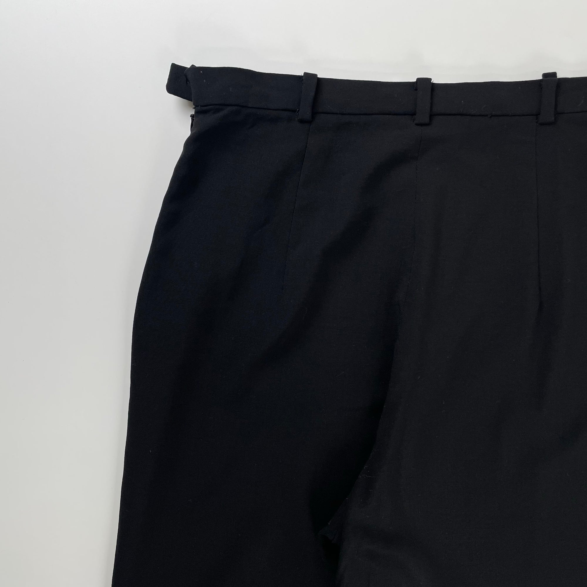 MaxMara マックスマーラ / LYCRAバージンウールMIXストレッチスラックス MADE IN ITALY SIZE:W66