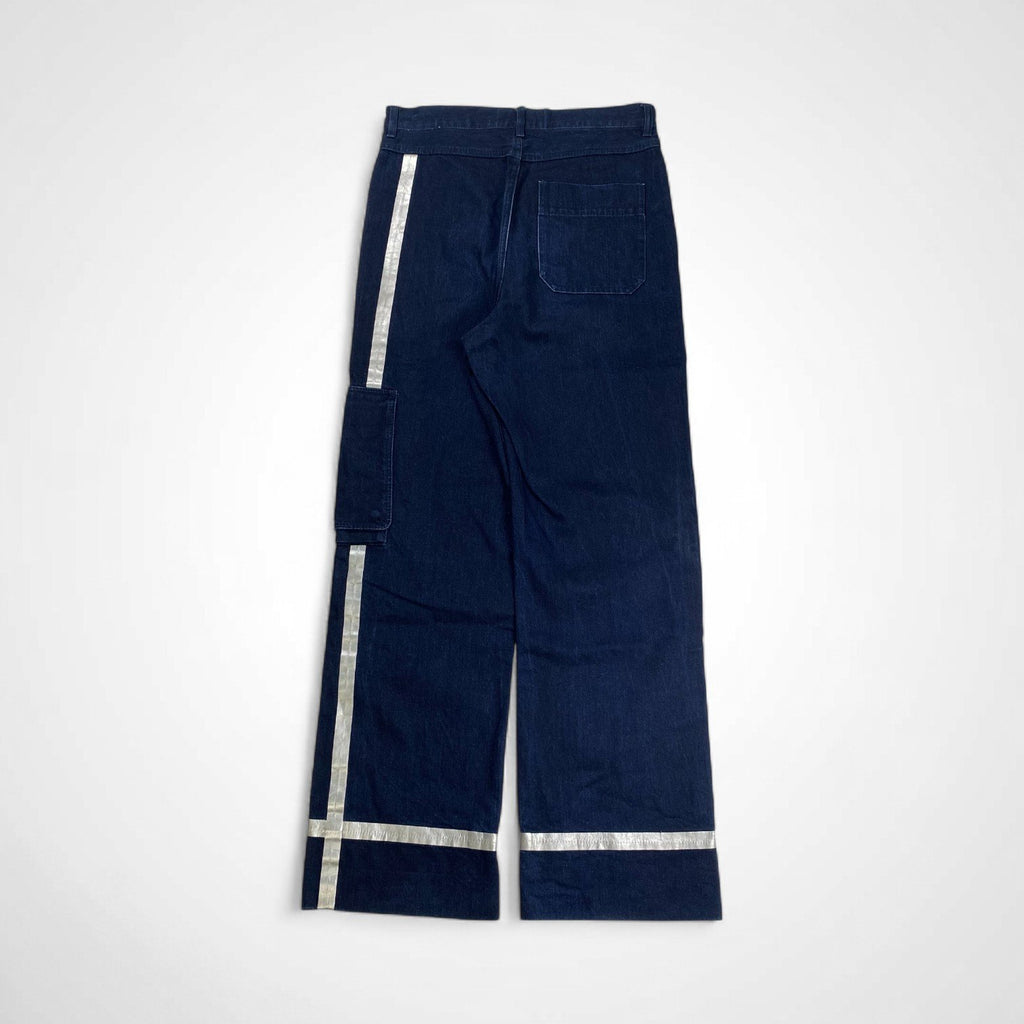 YUKI HASHIMOTO ユウキ ハシモト / SEEM TAPED DENIM ストレート デニムパンツ SIZE：46