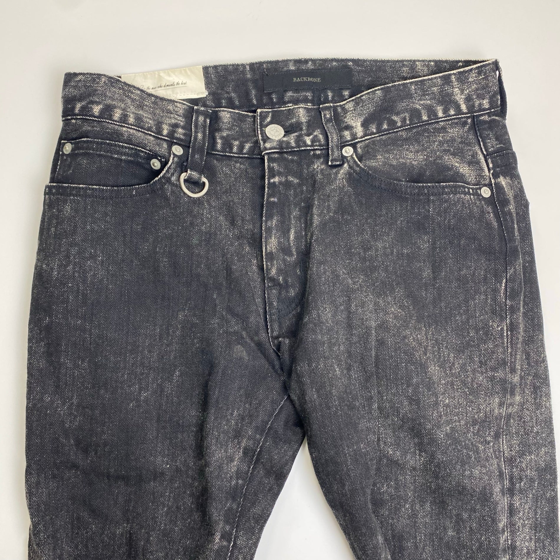 BACK BONE バックボーン / スキニー デニムパンツ 北原哲夫 鈴木武雄 参考定価：30,000程度 SIZE：S