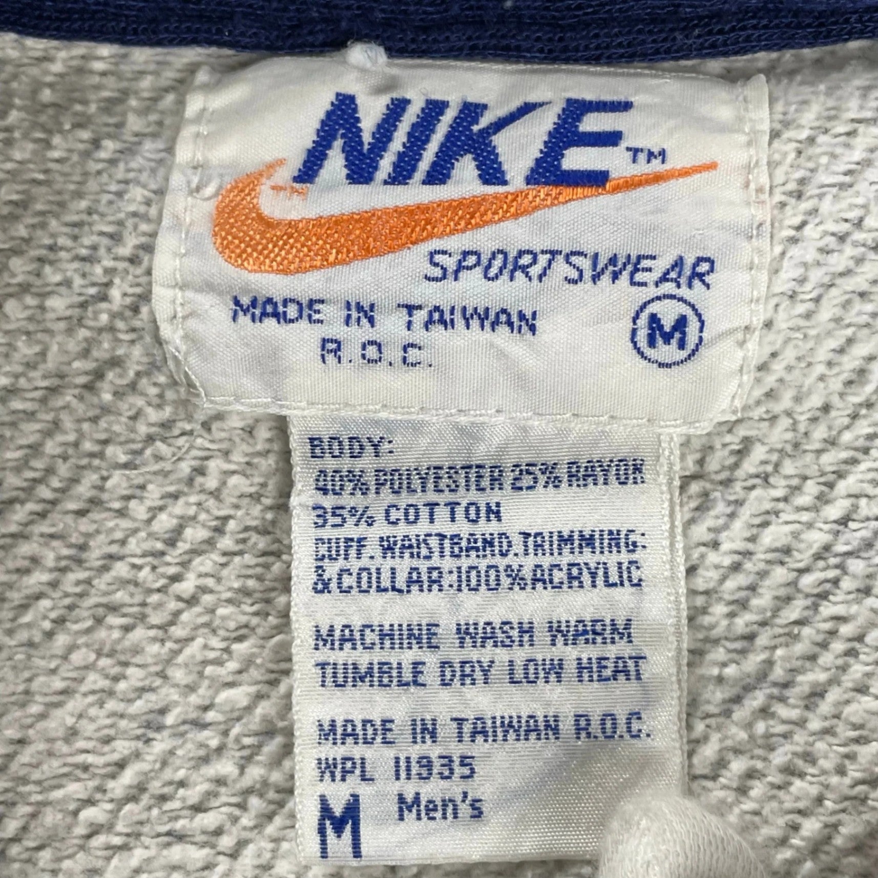 VINTAGE NIKE ヴィンテージ ナイキ / 70s 短丈トラックジャケット オレンジタグ後期 SIZE:M