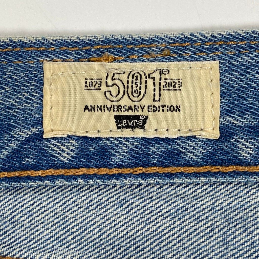 Levi's リーバイス / 150周年記念 もんぺ 刺し子 ハーフデニムパンツ パッチワーク SIZE:W36