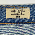 Levi's リーバイス / 150周年記念 もんぺ 刺し子 ハーフデニムパンツ パッチワーク SIZE:W36