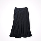 PER UNA MARKS＆SPENCER / ヴィンテージロングスカート  ブラック SIZE:8