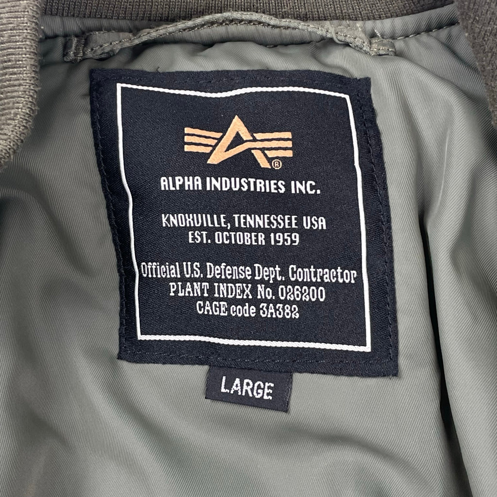 ALPHA × EMODA アルファ エモダ / MA-1 TIGHT ブルゾン 参考定価：25,800+tax SIZE:L