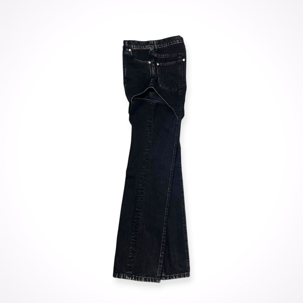 JOHN LAWRENCE SULLIVAN ジョンローレンスサリバン / WASHED DENIM HOLLOWED OUT PANTS 参考定価：48,000+tax SIZE:S