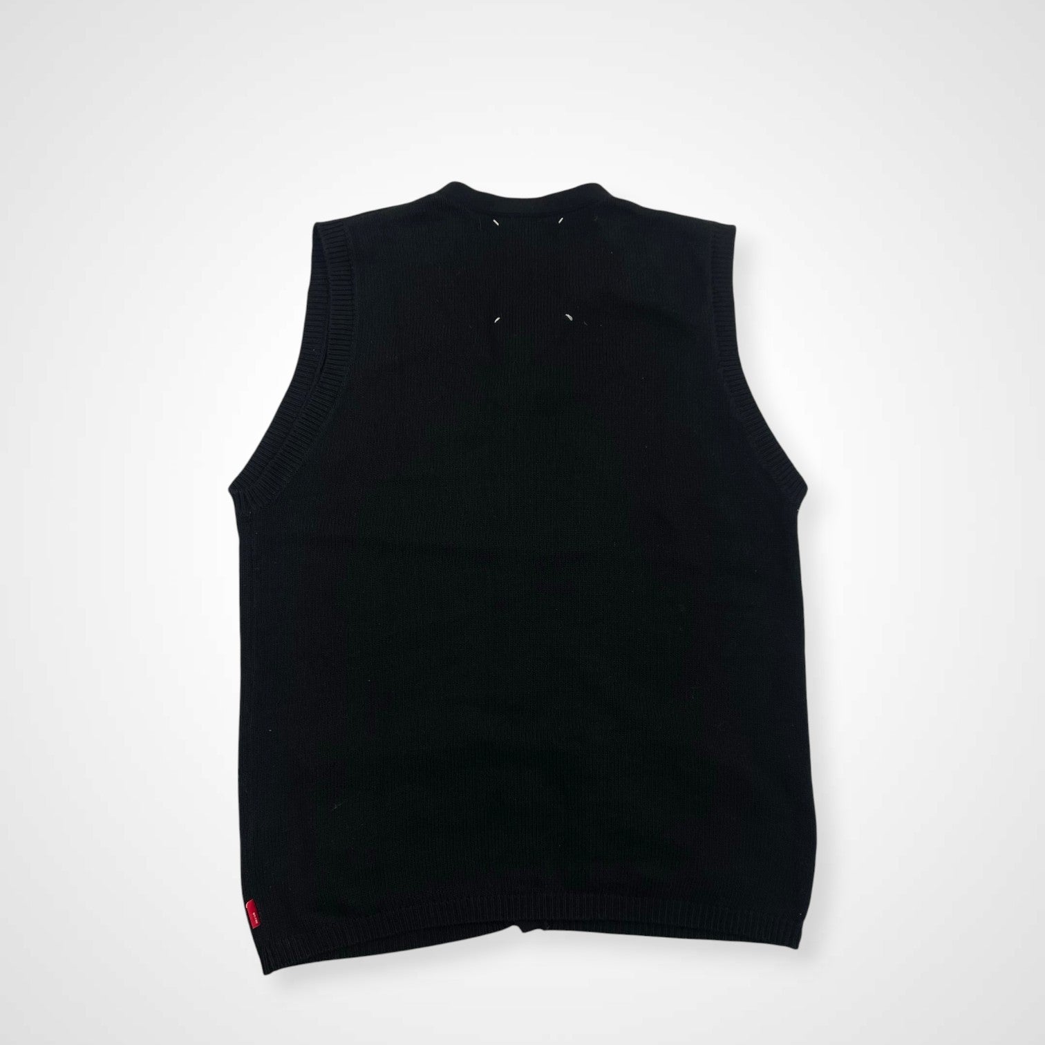 WTAPS ダブルタップス / オールドVネックニットベスト ブラック SIZE:1