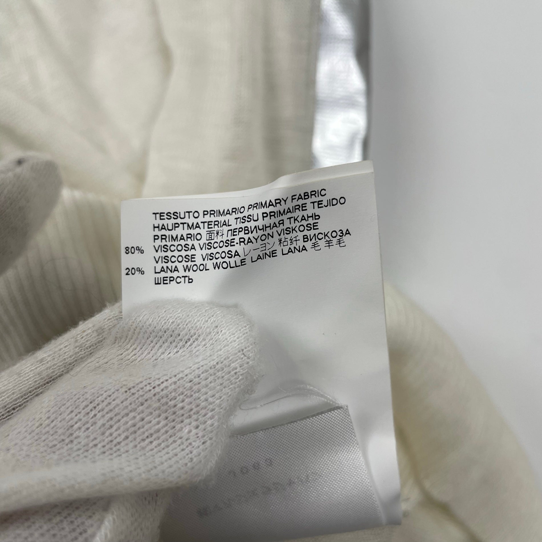 Maison Margiela1 メゾンマルジェラ / シルバーテープハイゲージ コレクションライン 未使用 20SS SIZE:XS