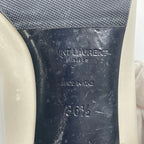 SAINT LAURENT PARIS サンローランパリ / レザーパンプス ホワイト 参考定価：90,000程度 SIZE：36 1/2