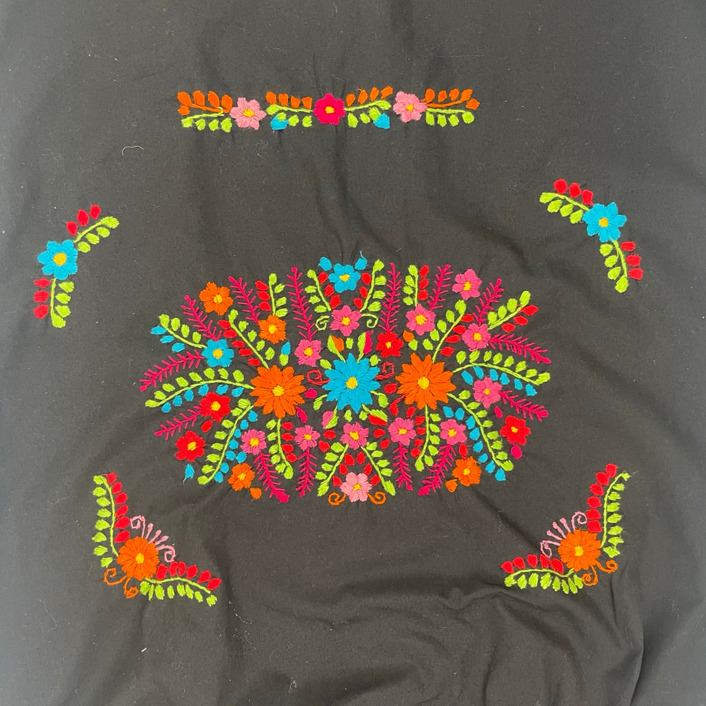 VINTAGE ヴィンテージ / 80s ヴィンテージ刺繍ワンピース 貫頭衣 SIZE：S