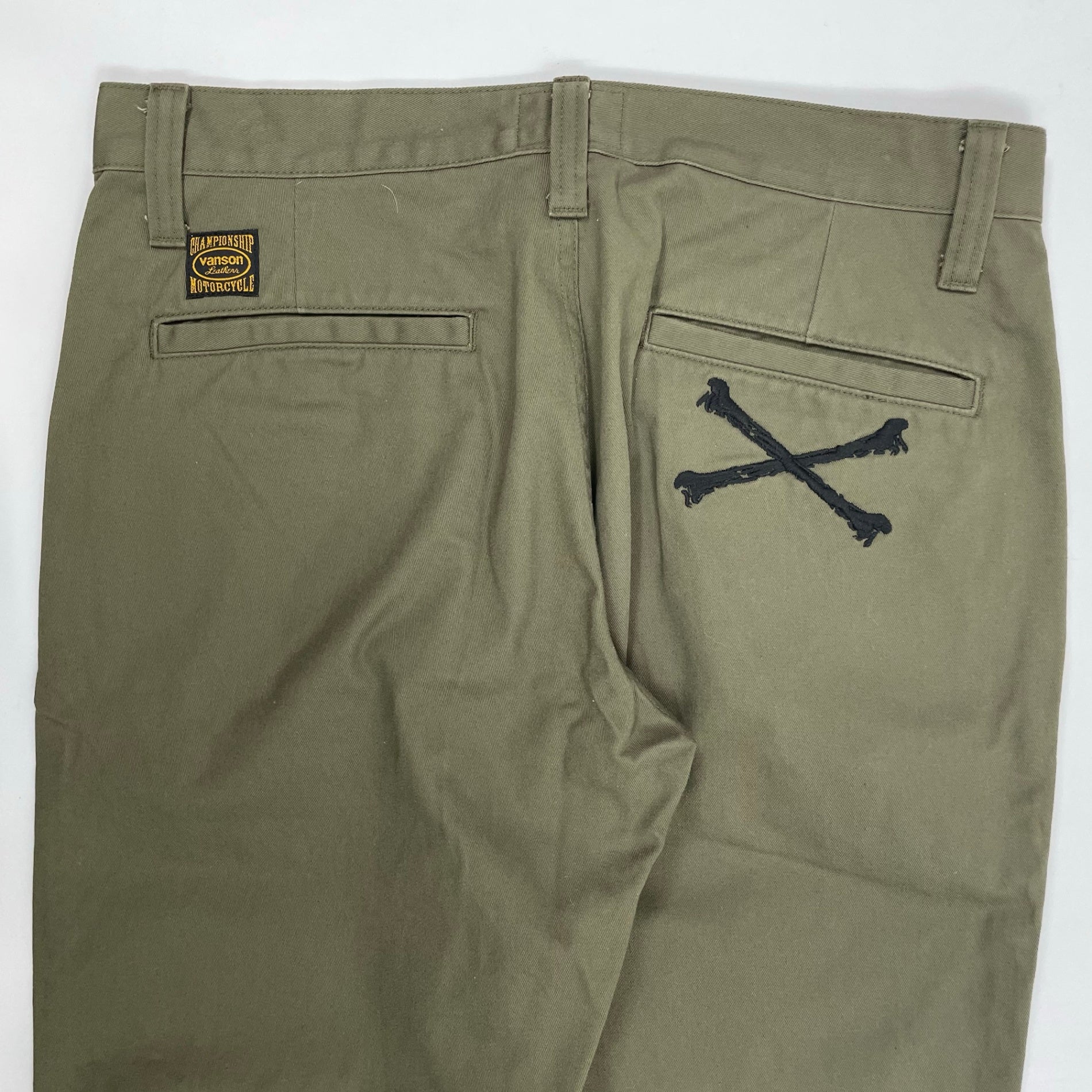 vanson / クロスボーンコットンチノパンツ 参考定価：13,800+tax SIZE:W32