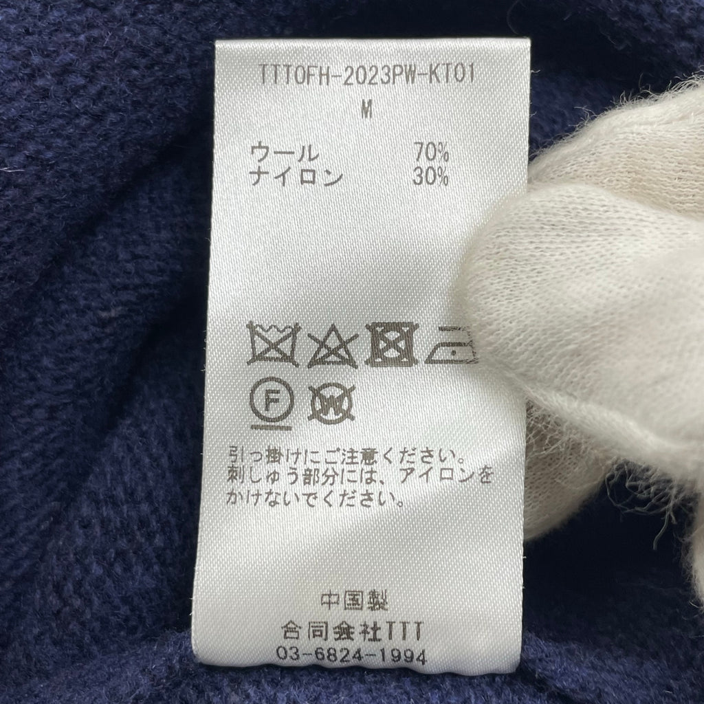 TTT MSW × OLD FOLK HOUSE ティーモダンストリートウェア オールドフォークハウス / スタッズニットカーディガン 参考定価：24,000+tax SIZE:M