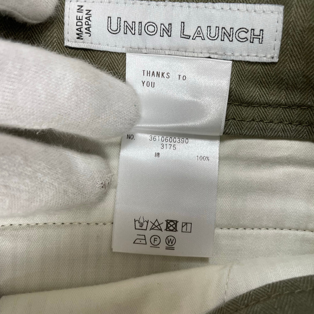 UNION LAUNCH ユニオンランチ / M-47タイプ カーゴパンツ オリーブ 参考定価：41,000+tax SIZE:SMALL