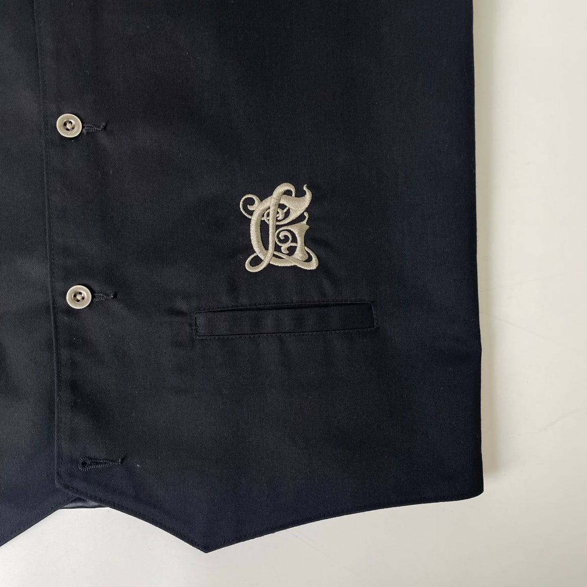 GREASER / 刺繍ロゴツイルベスト 参考定価：15,000程度 SIZE:L