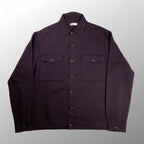 【美品】 STRASBURGO ストラスブルゴ / ニットジャケット ダークパープル ST/2218027 参考定価：50,000程度 SIZE：L