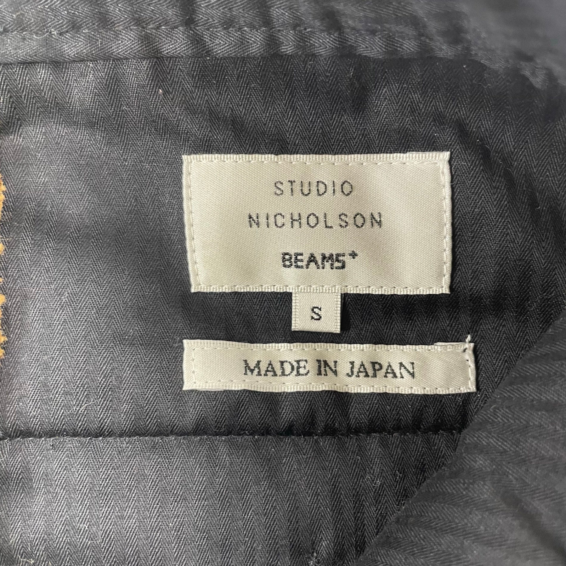 BEAMS PLUS × STUDIO NICHOLSON / ALVY DOUBLE PLEATS PANTS 参考定価：52,000+tax SIZE:S