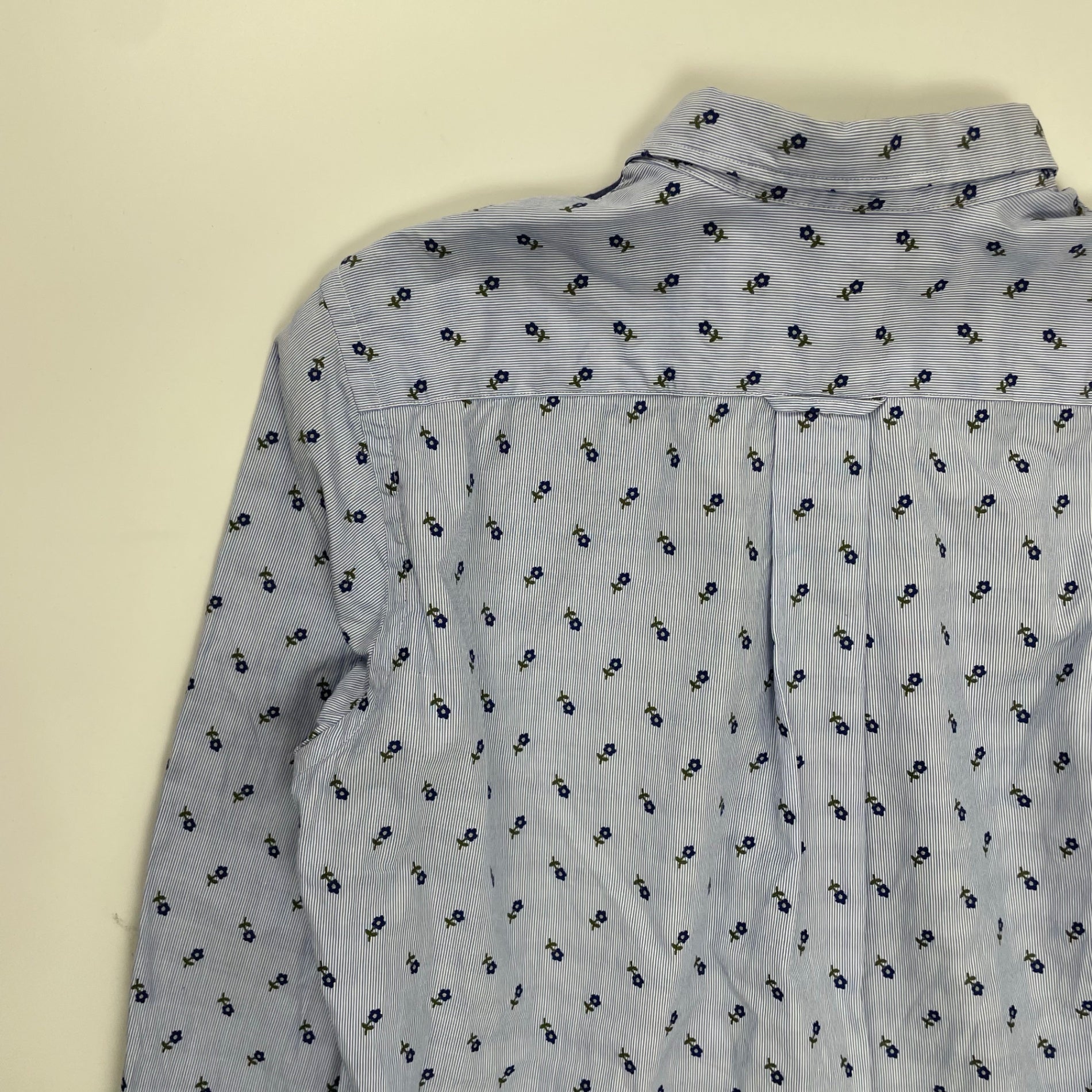 JUNYA WATANABE COMME des Garcons MAN ジュンヤワタナベ コムデギャルソン メン / フラワー刺繍切替シャツ 日本製 SIZE:S