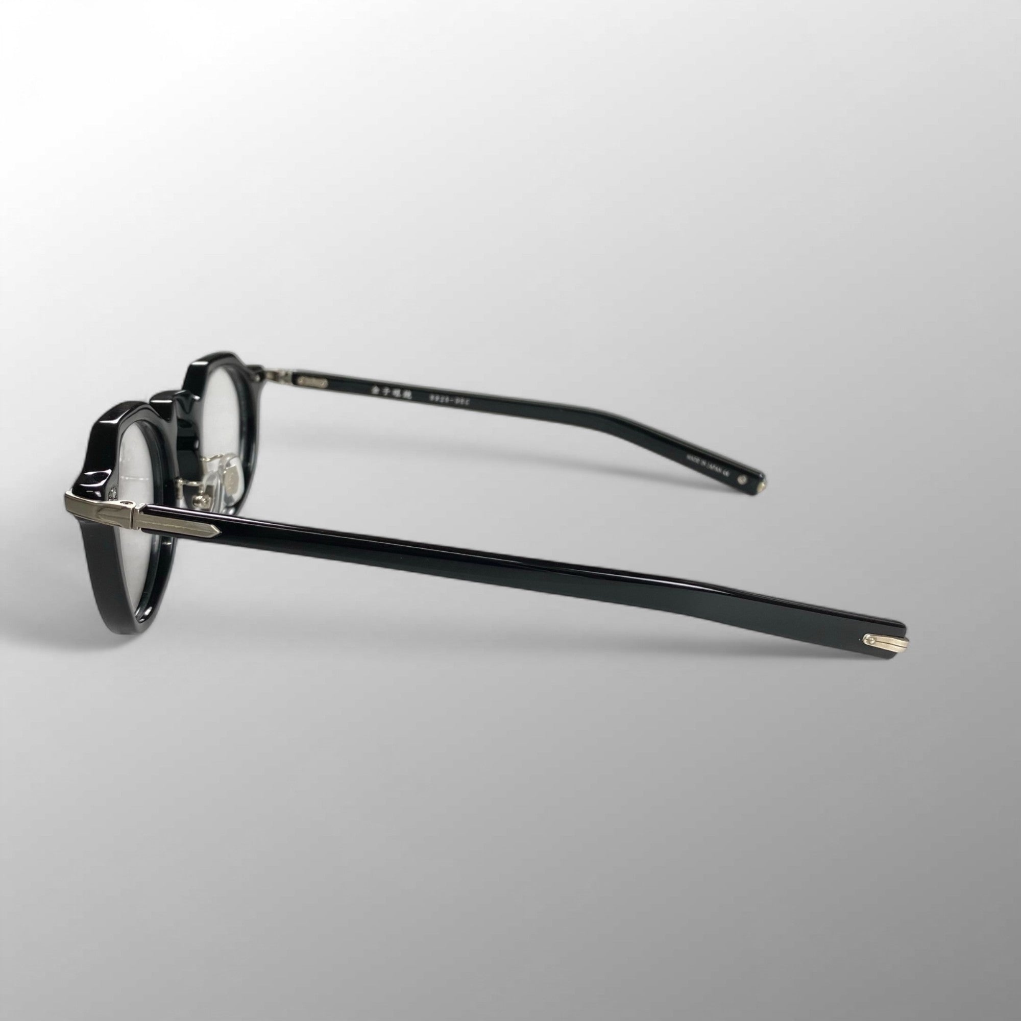 【美品】 金子眼鏡 プレミアムライン / SILVER925 クラウンパント 度なしクリアレンズ KMP-25 参考定価：74,000+tax