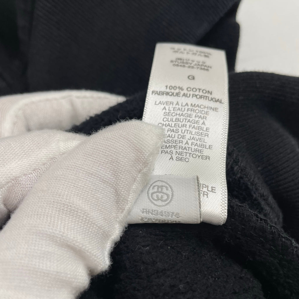 stussy / 刺繍ロゴフーディ ブラック SIZE：L