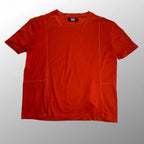 RAF BY RAF SIMONS ラフバイラフシモンズ / アーカイブ スクエアネック Tシャツ レッド SIZE：M
