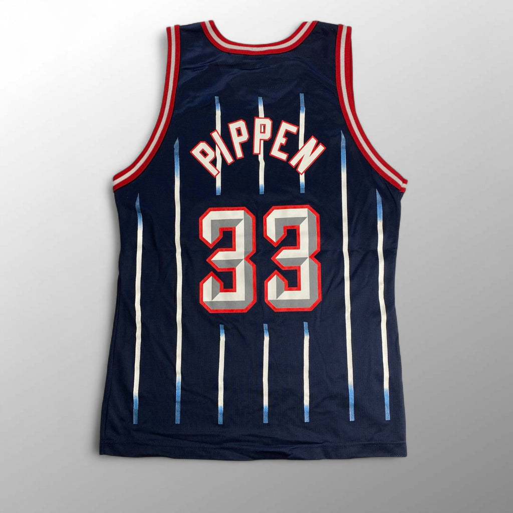 VINTAGE CHAMPION チャンピオン NBA / ゲームシャツ PIPPEN スコッティピッペン ROCKETS時代 33番 SIZE：40(L程度)