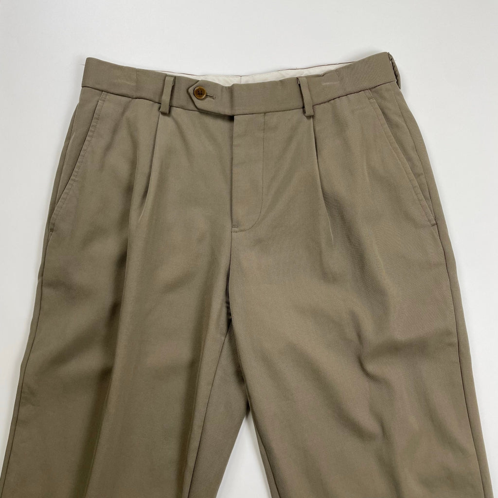 Brooks Brothers 1818 REGENT ブルックスブラザーズ / ウールギャバ 1タックスラックス SIZE：W31 L30