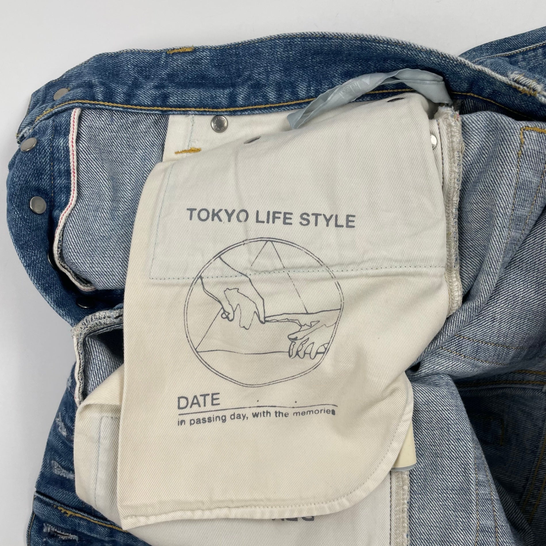 lideal リディアル / Prismダメージ加工デニムパンツ 参考定価：20,000程度 SIZE:W85