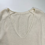 GALLARDA GALANTE ガリャルダ ガランテ / 深Vネックニットベスト 24SS 参考定価：16,000+tax SIZE:FREE