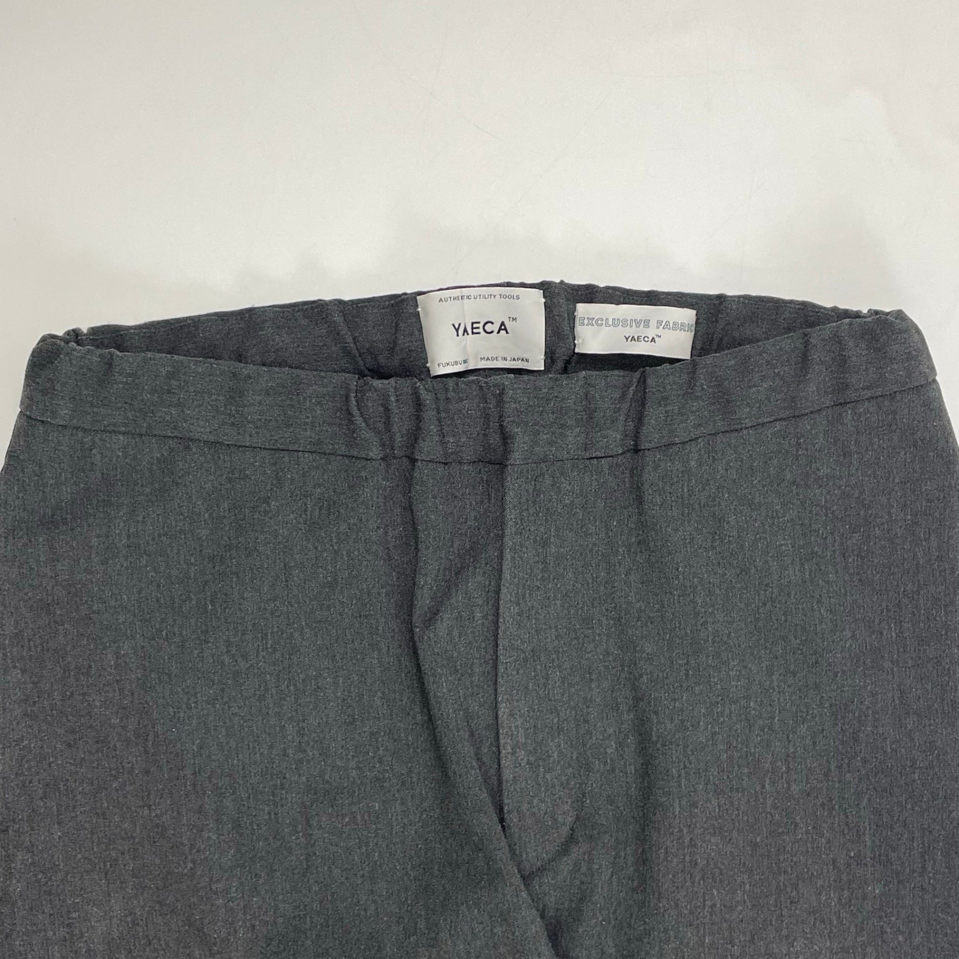 YAECA / リブスラックス グレー 参考定価：20,000程度 SIZE:M