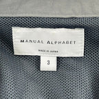 MANUAL ALPHABET / NYLON TRACK JACKET 1LDK MA-J-366 SIZE:3