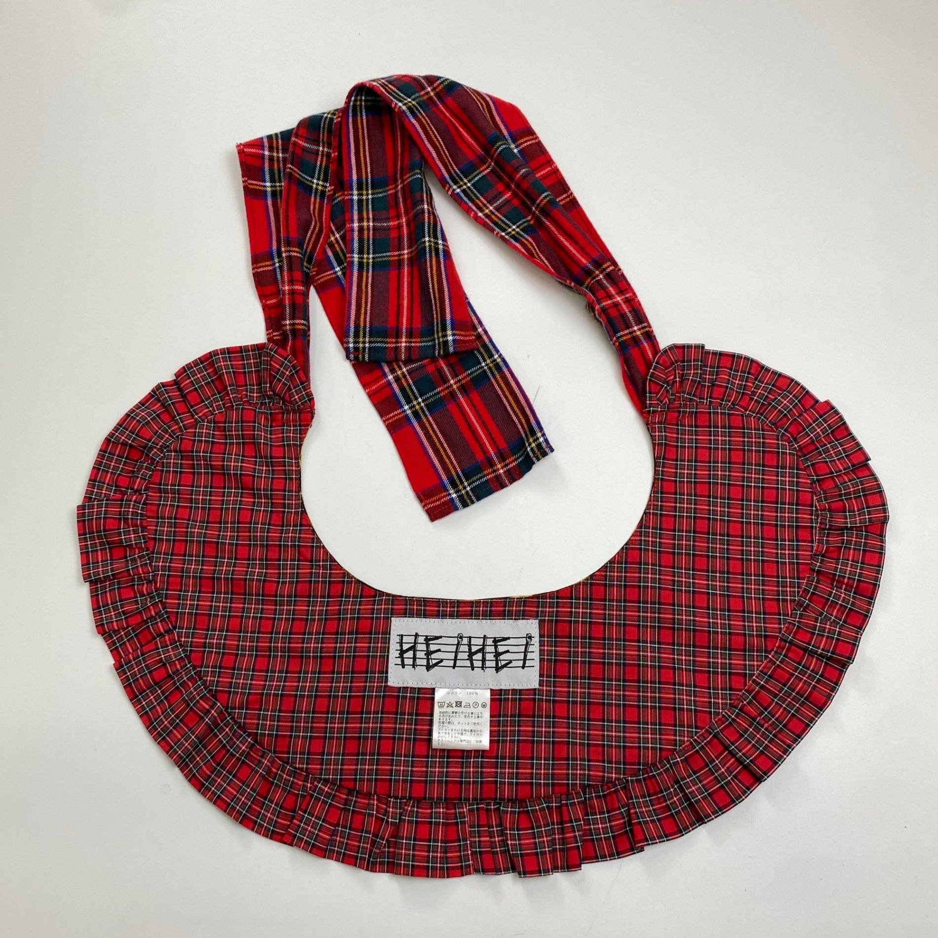 HEIHEI ヘイヘイ / レオパード×チェック 付け襟 原宿系 加藤翔平