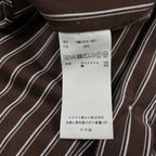 KANEMASA PHIL. × +81 カネマサフィル / 別注THICK AND THIN STRIPE ROYAL OX DRESS JERSEY SHIRT 参考定価：27,000 SIZE:L
