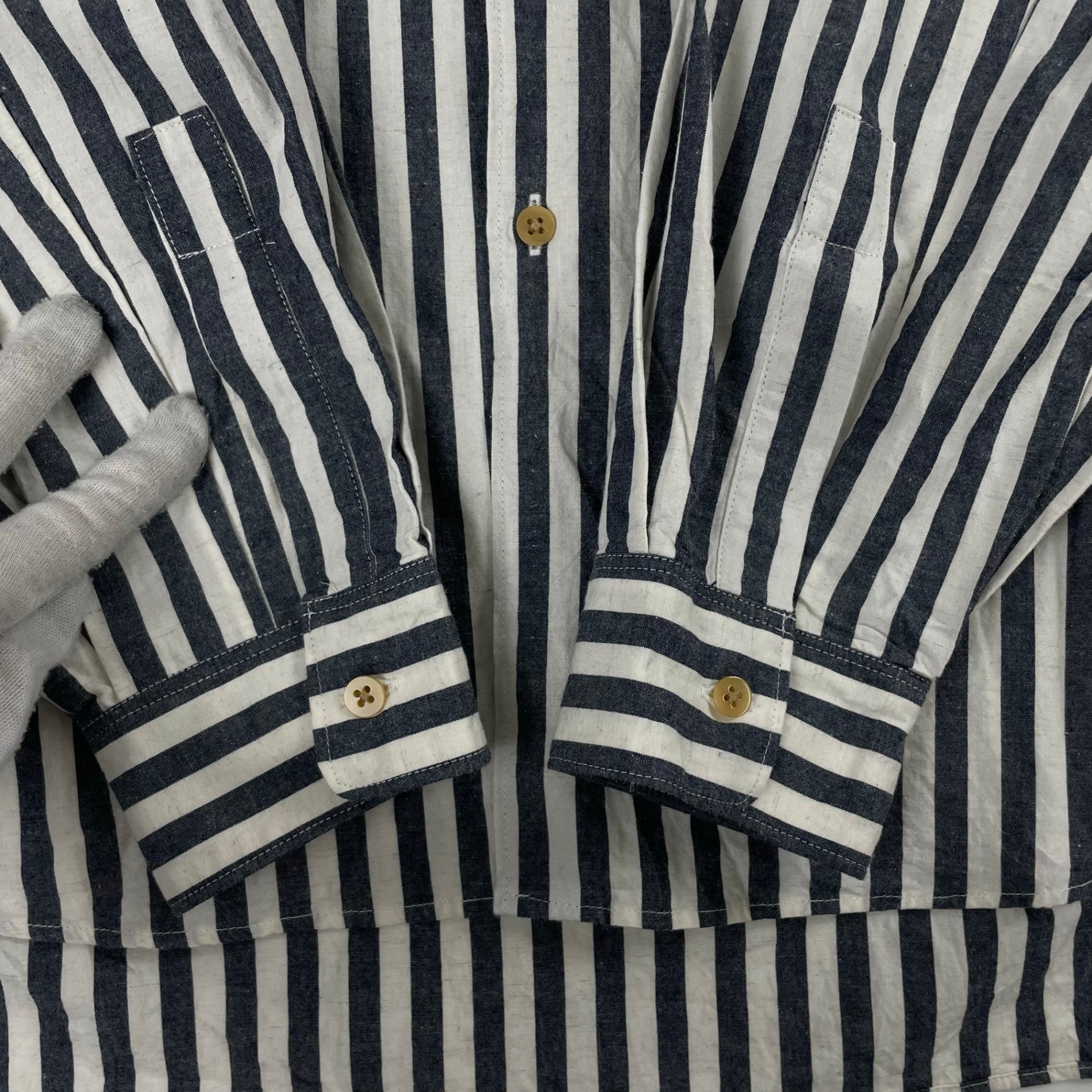 5product / コットンリネンストライプシャツ 参考定価：20,000程度 SIZE：L