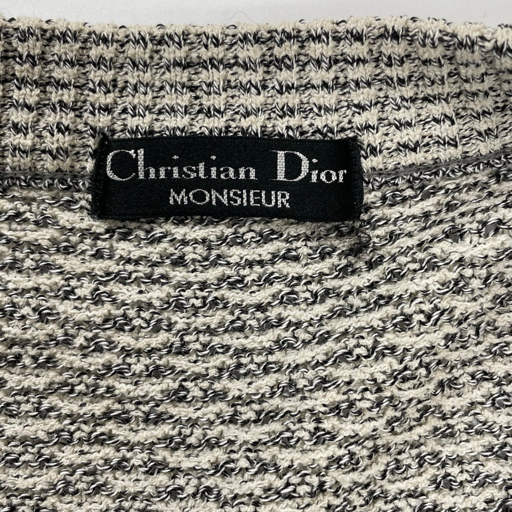 Christian Dior MONSIEUR クリスチャンディオール ムッシュ / ヴィンテージジャガードカーディガン SIZE：L